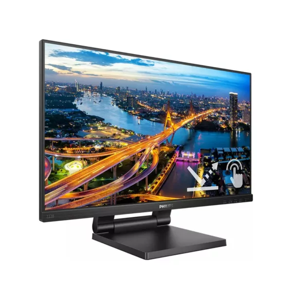 Philips 222B1TC/00 22" full hd ips monitor mit smoothtouch - schwarz – Bild 2