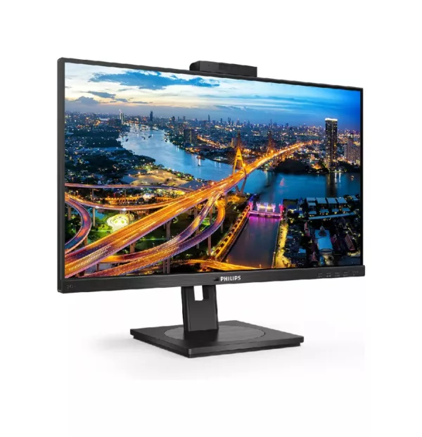 Philips 242B1H/00 24-zoll-full-hd-ips-monitor mit windows hello-webcam – schwarz – Bild 2