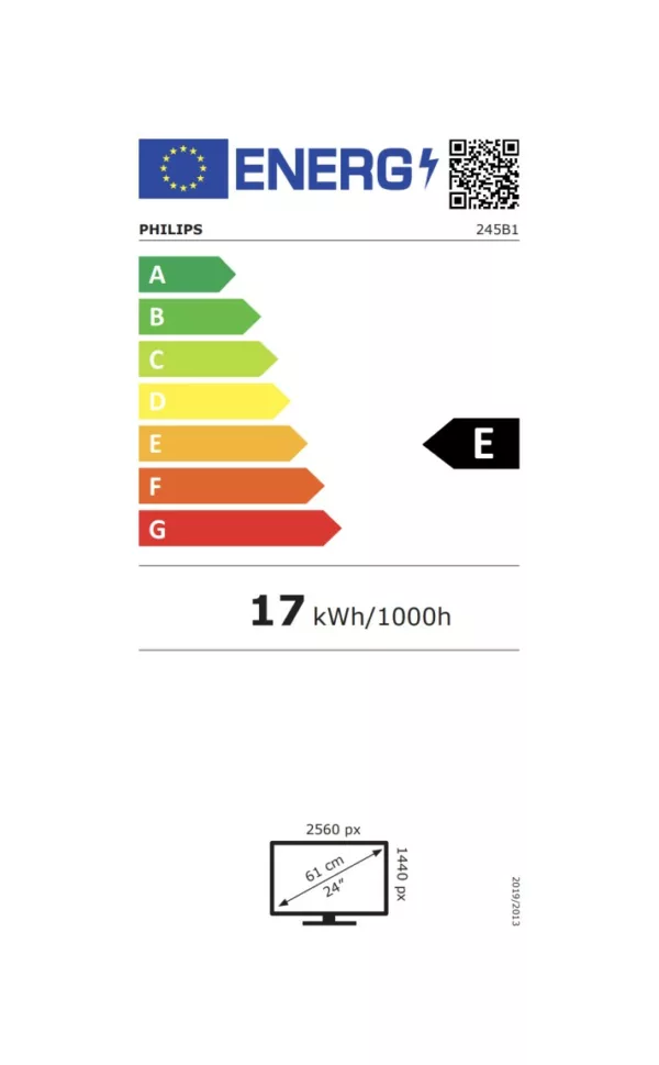 Philips 245B1/00 24-zoll-quad-hd-ips-monitor – schwarz – Bild 6