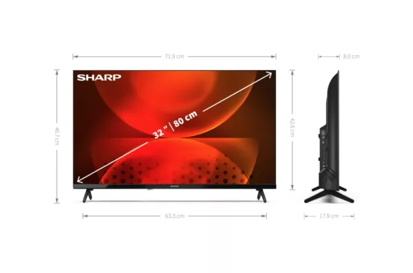 Sharp 32FH2EA Smarter led-fernseher 32'' hd – schwarz – Bild 8