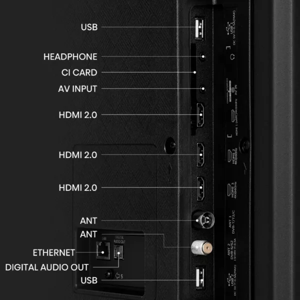Hisense 75A79KQ Qled 75" 4k ultra hd smart-tv – schwarz – Bild 7