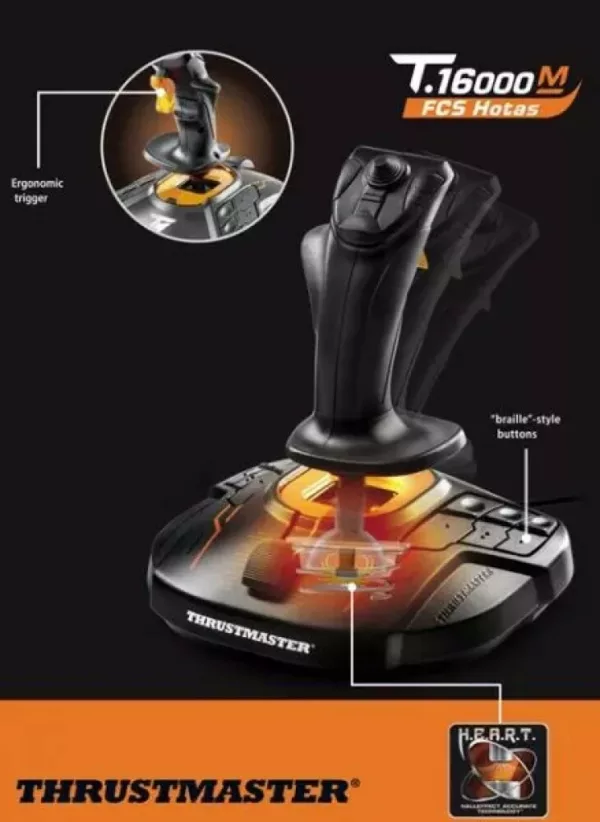 Thrustmaster T.16000M FCS Flugsimulator-joystick – Bild 7