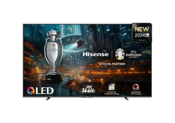 Hisense 100E7NQ Qled 100" 4k ultra hd smart-tv - schwarz