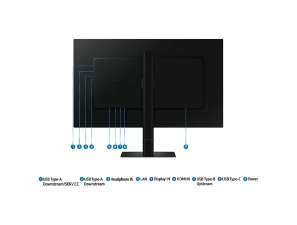 Samsung LS27D800UAUXEN S8 27'' uhd-flach-ips-monitor – schwarz – Bild 6