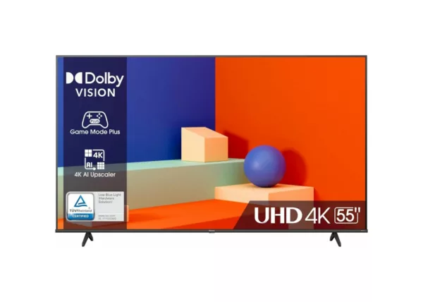 Hisense 55E63KT A6K Smart tv 55" uhd 4k - schwarz